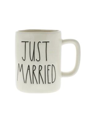 Rae Dunn Artisan Collection by Magenta Large Just Married Mug